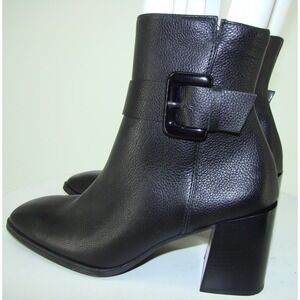 PAUL GREEN NIRVANA BLACK ANKLE BOOTS BUCKLE SIZE 10 US / 7.5 UK NEW  C132